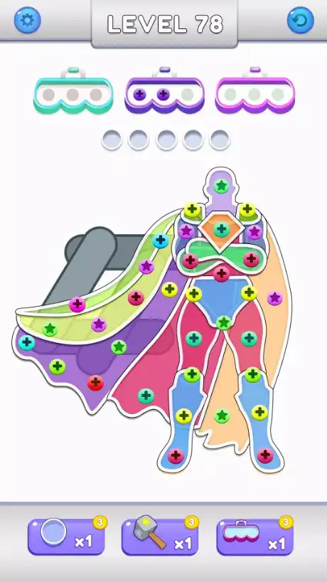 拧开排序和合并拼图(UnScrew Sort and Merge Puzzle)图3