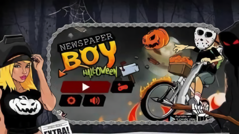 万圣节前夜(Newspaper Boy Halloween)图1