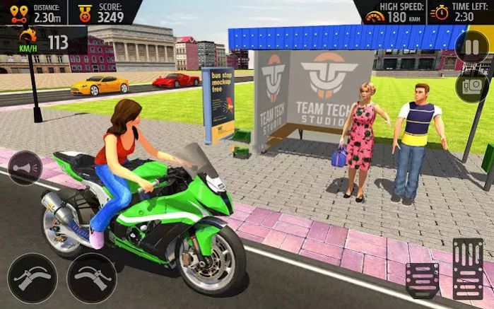 自行车出租车驾驶模拟器3D(Bike Taxi Driving Simulator)无广告版