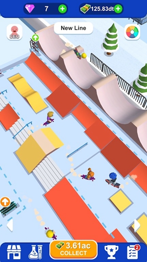 滑板公园大亨(Skate Park Tycoon)游戏最新版