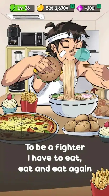 食品战斗机点击器(Food Fighter Clicker - Mukbang)手游版
