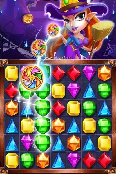 巫师宝石消除(Magic Witch Jewels Star)图1