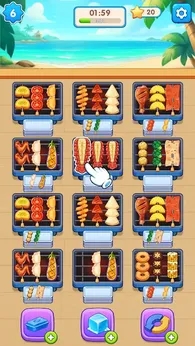 串烧狂热排序谜题(Skewer Fever: Sorting Puzzle)图1
