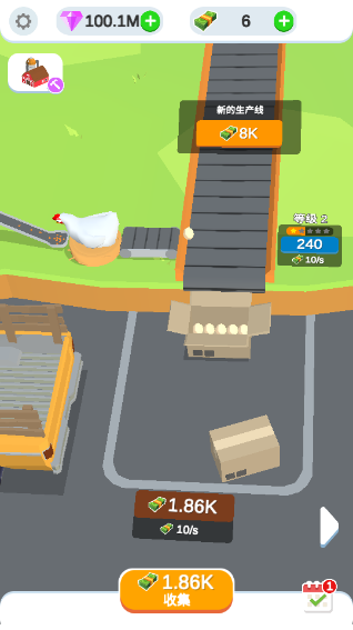 鸡蛋工厂大亨MOD菜单(Idle Egg Factory)