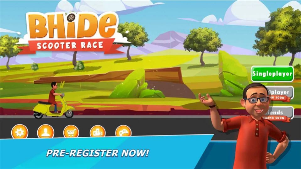 比德滑板车比赛(Bhide Scooter Race)手机正版