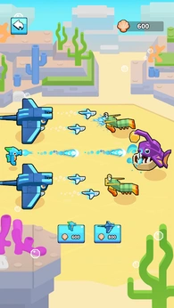 方块鱼合成大作战(Block Fish:Merge Battle)