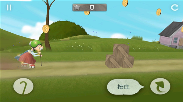 疯狂老奶奶跑酷无广告版