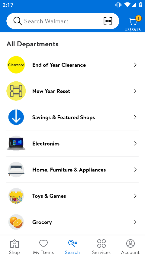 沃尔玛网上商城(Walmart)最新免费版-图1
