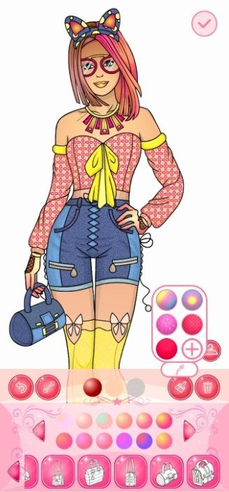 女孩装扮和涂色书游戏无广告版