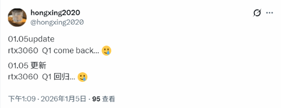 经典神卡再度回归！NVIDIA计划恢复RTX3060的供应[图]