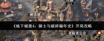 地下城堡4骑士与破碎编年史刚开始玩的时候有哪些玩法
