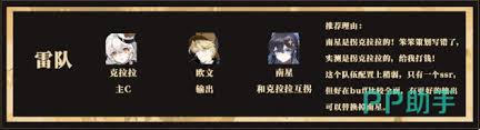 辉烬雷队的阵容应该怎么搭配呢
