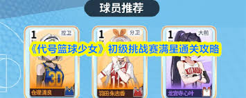 代号篮球少女初级挑战赛通关攻略是什么