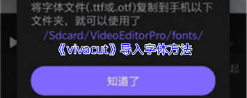 vivacut导入字体的方法是什么