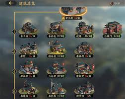 三国群英传策定九州里主城建筑升级的方法是什么