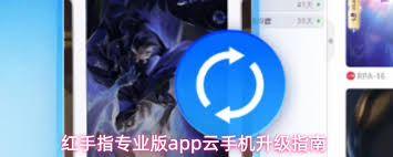 红手指专业版app云手机升级的操作方法是怎样的