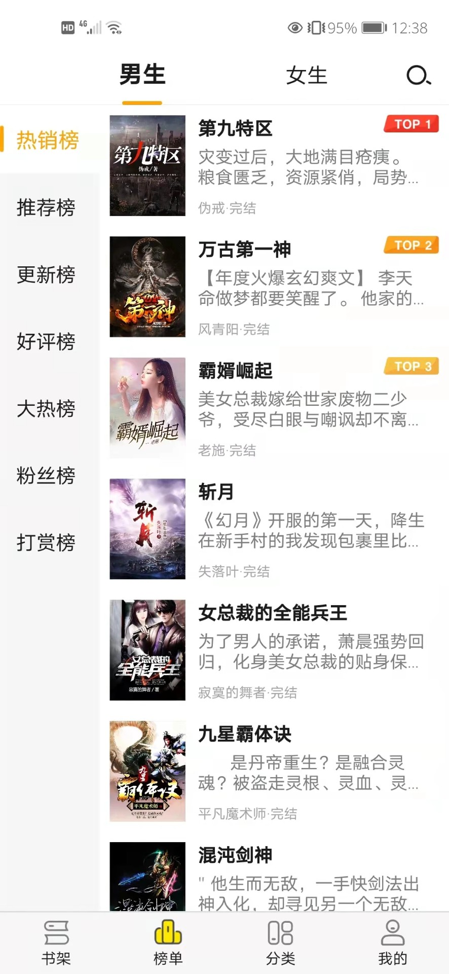 小说阅读星图3
