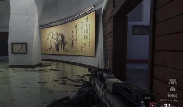 使命召唤11：高级战争地图展示附李白经典诗句