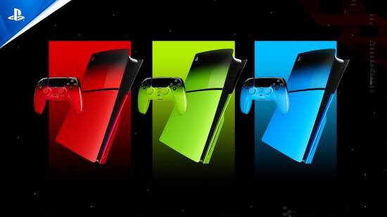 Hyperpop音乐主题渐变配色的PS5超炫新手柄与主机壳正式公布