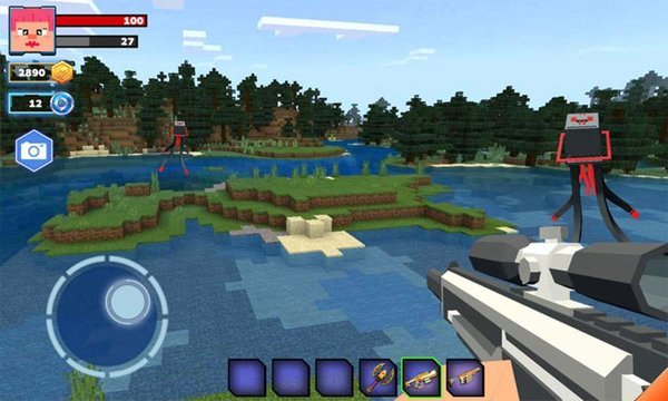 像素世界射击模拟器游戏绿色版图1