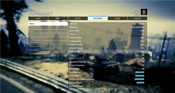 《GTA5》PC版本高低画质对比截图：GTX770运行帧率未达60帧