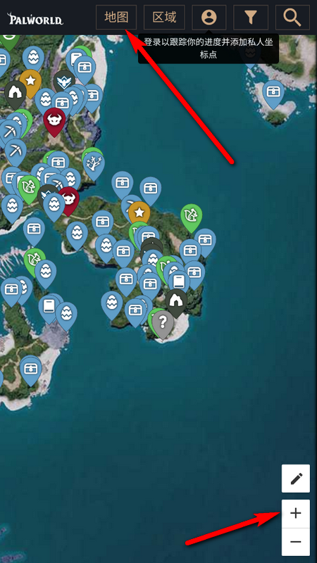 幻兽帕鲁地图工具免费原版图1