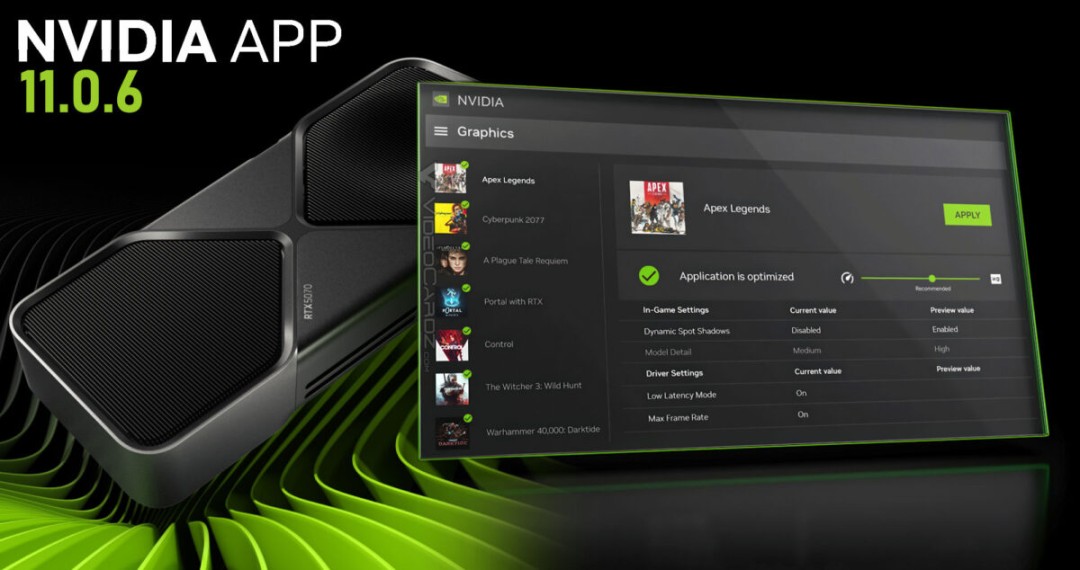 英伟达悄悄推迟了NVIDIAApp11.0.6稳定版的发布时间