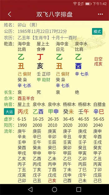 双飞八字排盘手机最新版