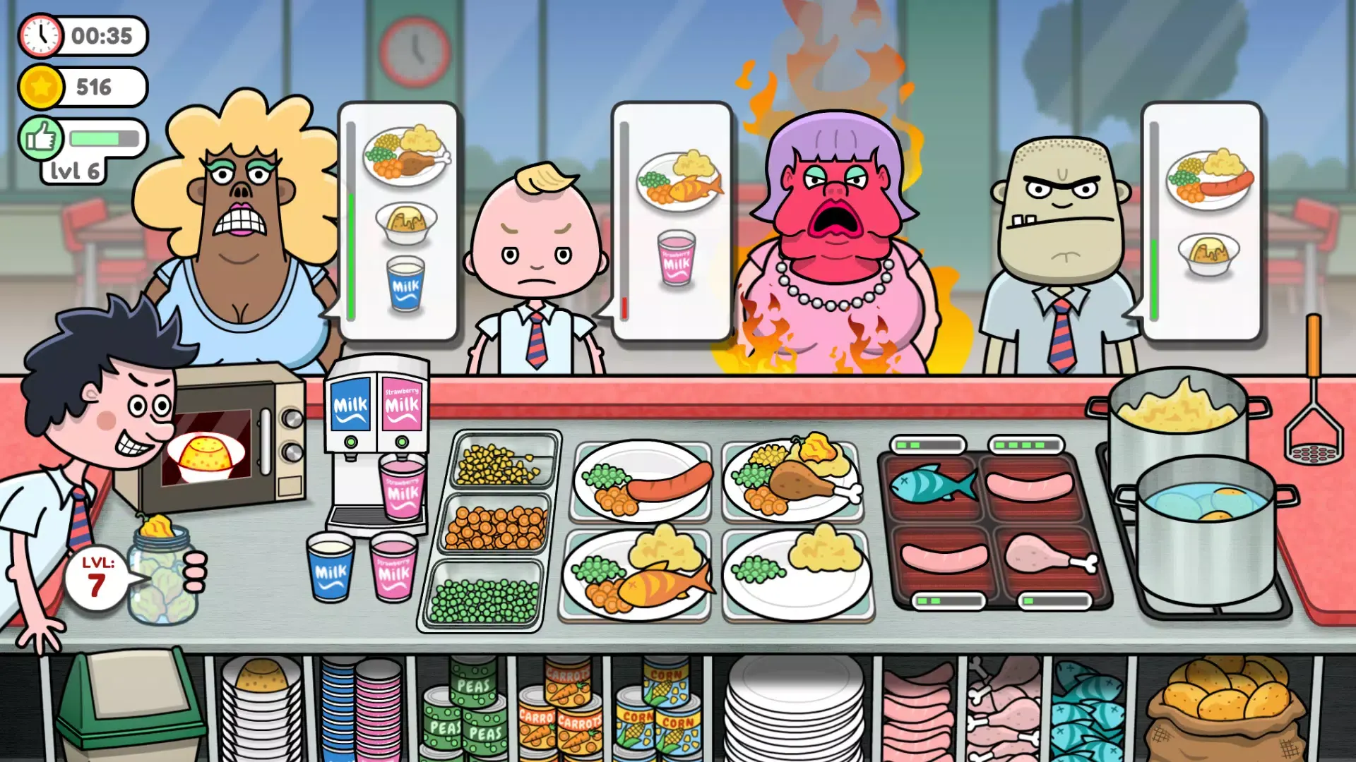 恶搞食堂最新版图1