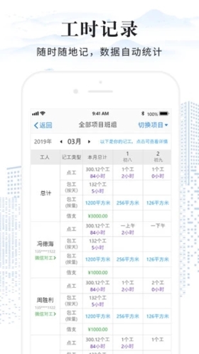员工考勤表安卓官方版(3)