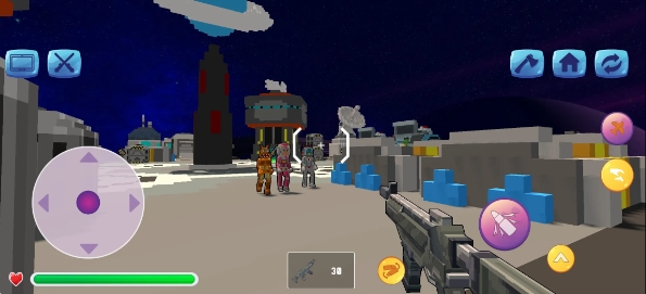 太空3D像素世界游戏纯净版图1