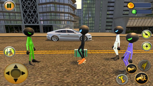 绿火柴人绳索英雄(3)