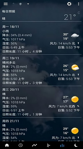 透明时钟及天气安卓免费版(3)