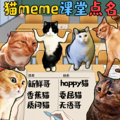 猫meme热梗原版