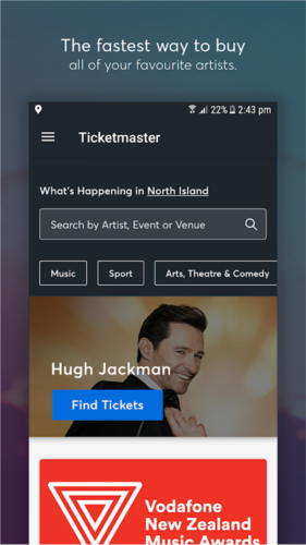 Ticketmaster官方最新版图1