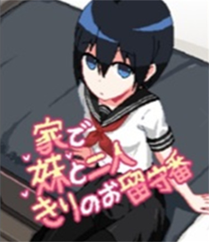 和妹妹两个人看家