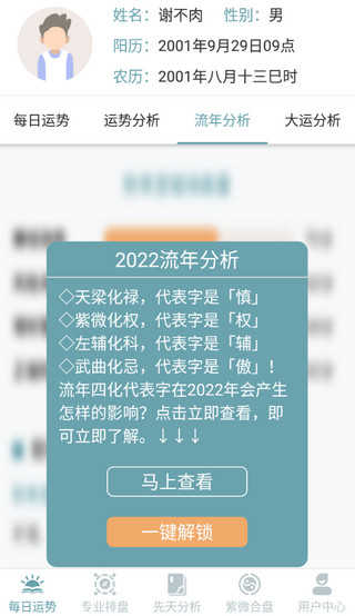 紫微斗数算命