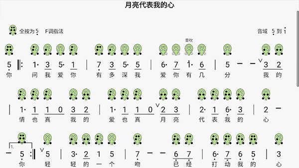 陶笛简谱