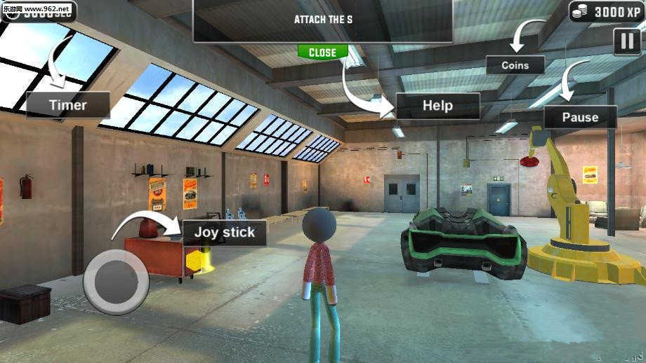 火柴人车库修理店(StickmanCarGarage)游戏最新版