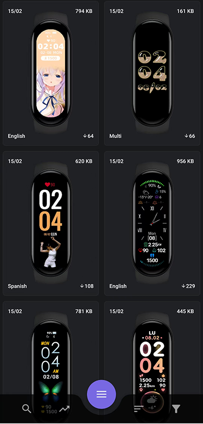 小米手环6表盘(Mi Band 6 Watch Faces)图2