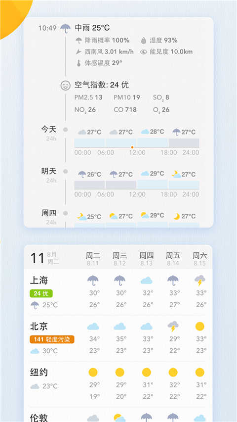我的天气手机最新版图1