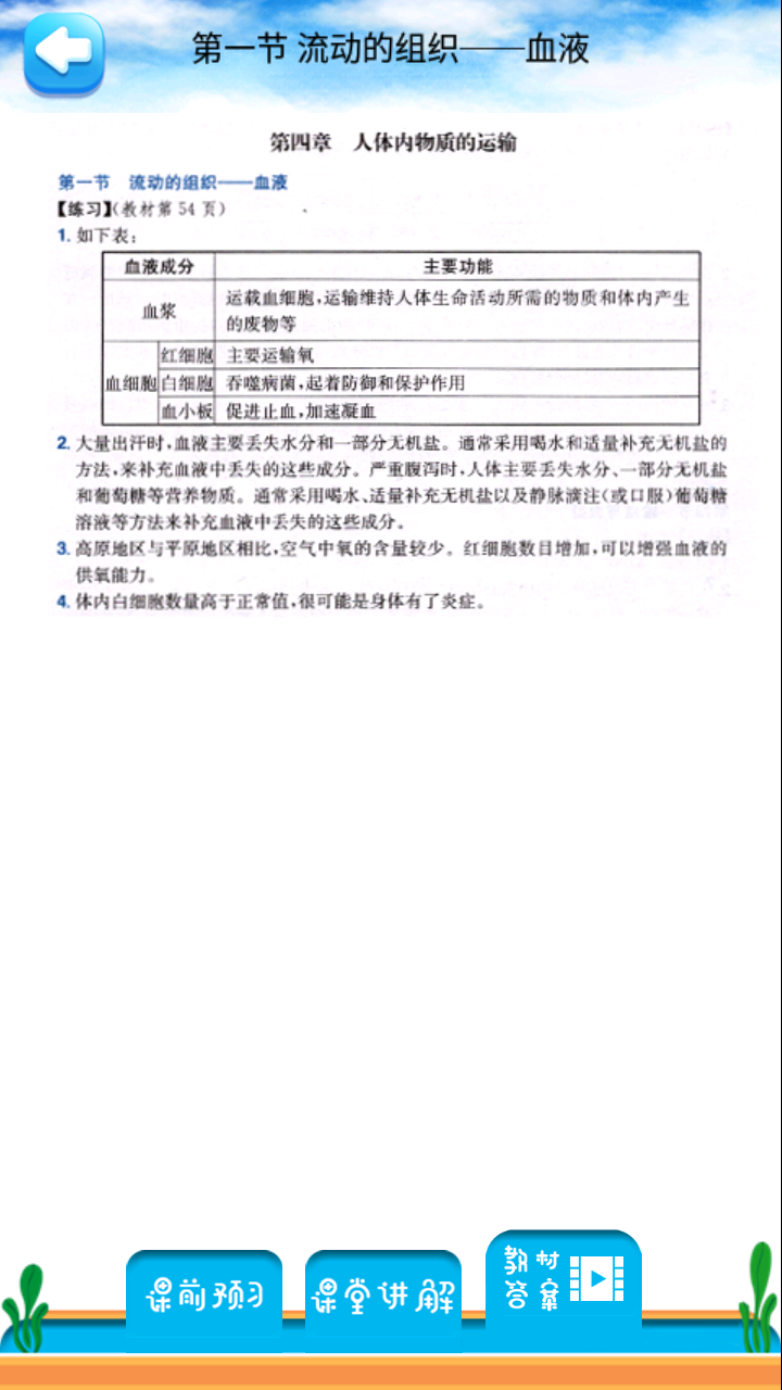 七年级下册生物解读手机最新版