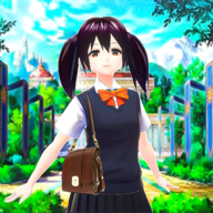 动漫高中女生3D模拟手机最新版