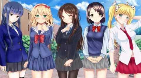 动漫高中女生3D模拟手机最新版3
