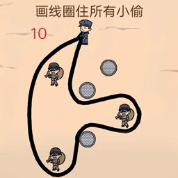 警察抓捕小偷游戏