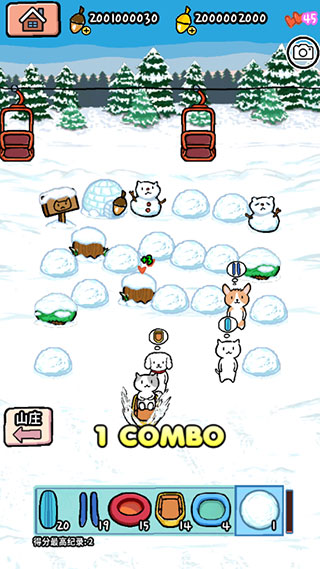 动物滑雪场游戏绿色版