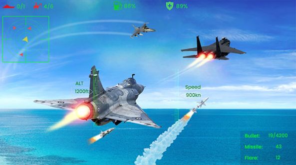 喷气式战机空袭无广告版图2