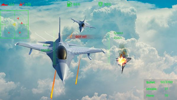 喷气式战机空袭无广告版图3
