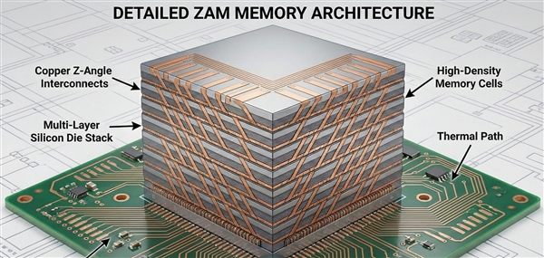 Intel拟重启内存业务：ZAM单芯片容量可达512GB功耗较HBM减少50%