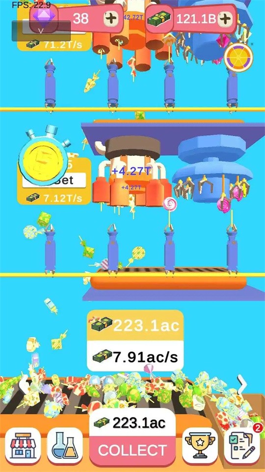 闲置的棒棒糖工厂游戏无广告版